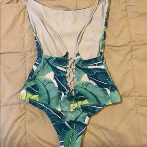 Tropical Reversable Swim Suit